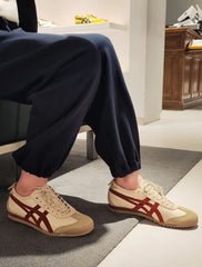 Onitsuka Tiger Mexico 66 SD Beige Beet Juice 7A Premium Ladies Sneakers D-2087