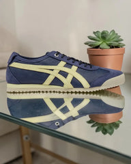 Onitsuka Tiger Mexico 66 SD VIN Peacoat Wheat Yellow 7A Premium Mens Sneakers D-2088