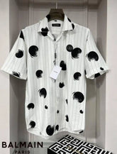 Balmai_n Turkey Imported Premium Linen Cotton Printed Half Shirt With OG BoX And Bag