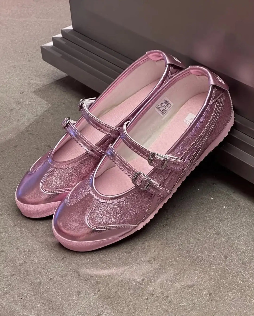 Onitsuka Tiger Mexico 66 TGRS Pink Cameo 7A Premium Ladies Sneakers D-2095