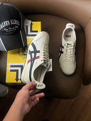 Onitsuka Tiger Mexico 66 SD Cream Peacoat 7A Premium Mens Sneakers D-2098