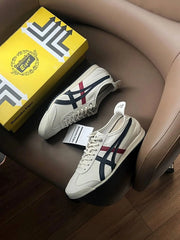 Onitsuka Tiger Mexico 66 SD Cream Peacoat 7A Premium Mens Sneakers D-2098