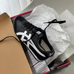 Onitsuka Tiger Mexico 66 Black white for girls D-1873
