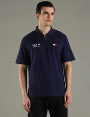 Tommy Hilfiger Navy Blue Premium Polo T-shirt