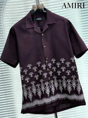 Amir_i Imported E-x!clusive Linen Printed Half Shirt (DN 626)