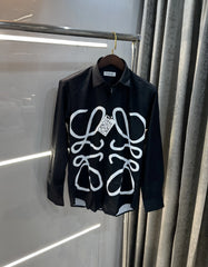 Loewe Black Designer Premium Shirt