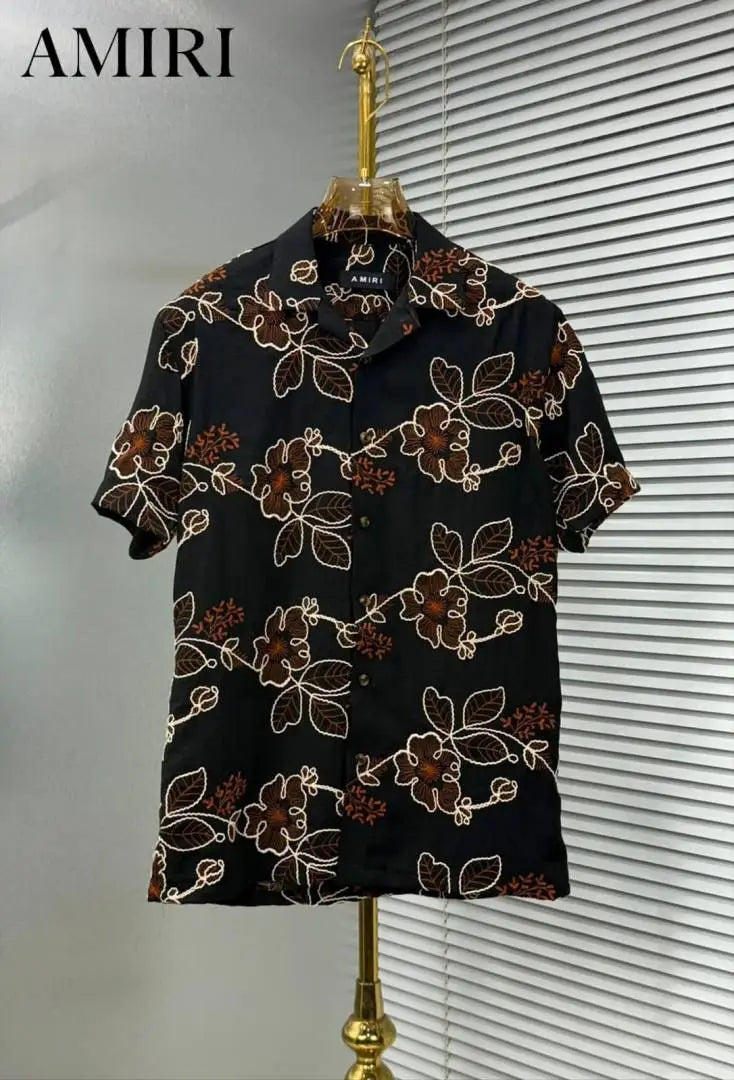 Amir_i Thread Embroidered Imported E_x.clusive Half Shirt (DN 623)
