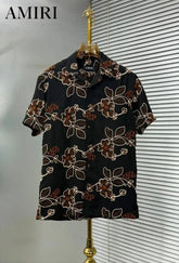 Amir_i Thread Embroidered Imported E_x.clusive Half Shirt (DN 623)