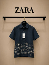 Zar_a Imported Linen Cotton Printed Premium Shirt (DN 631)