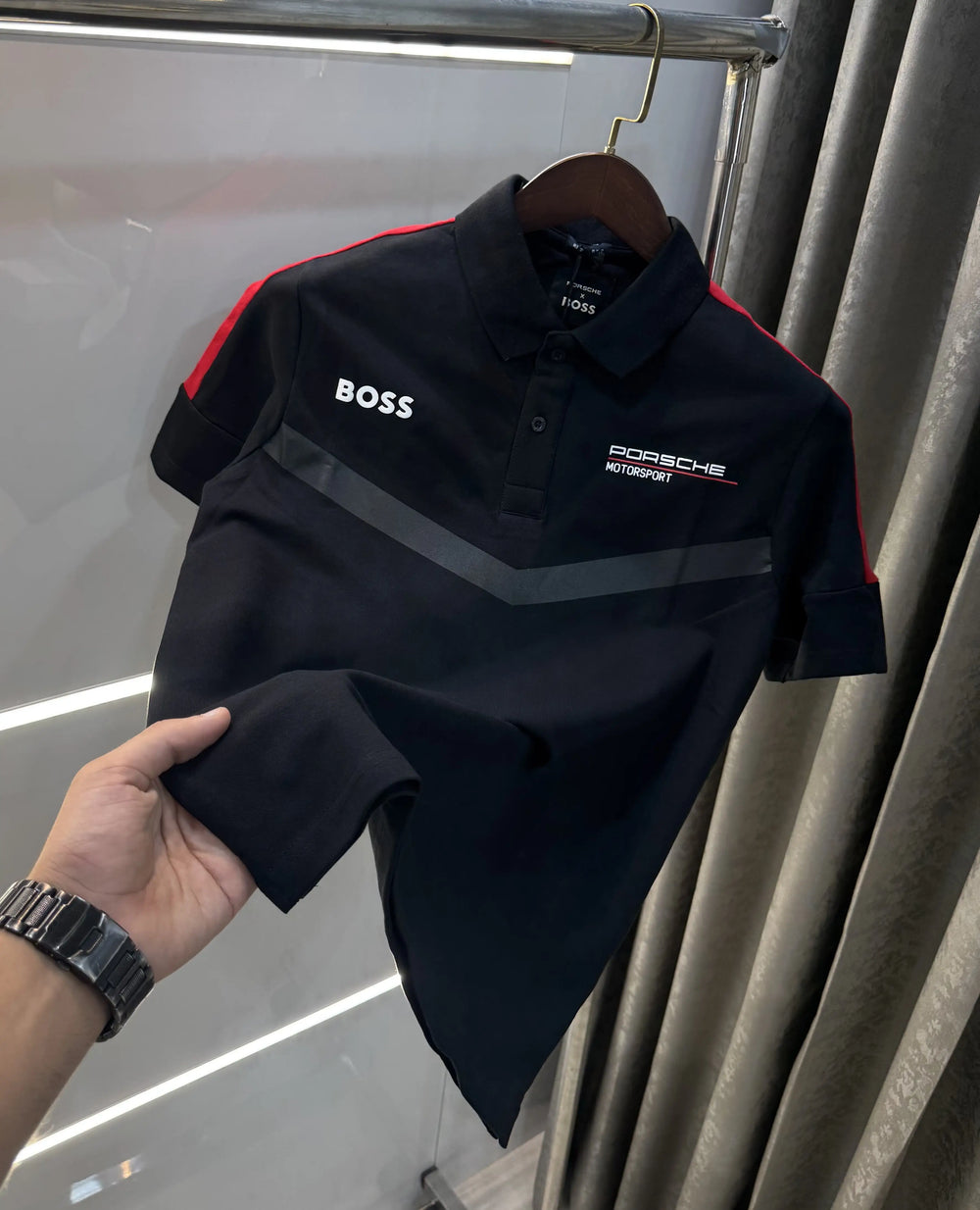 Hug o Boss Black Porsche Edition Premium Polo T-shirt