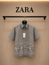 Zar_a Imported Linen Cotton Printed Premium Shirt (DN 630)