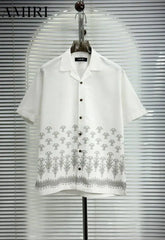 Amir_i Imported EXclusive Linen Printed Half Shirt (DN 626)