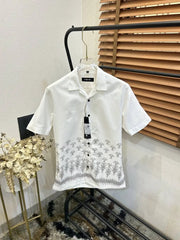 Amir_i Imported EXclusive Linen Printed Half Shirt (DN 626)