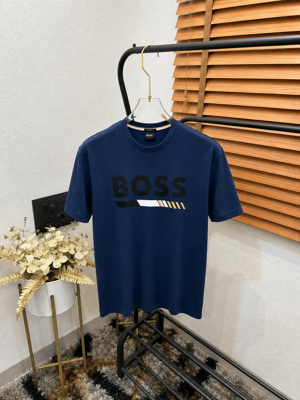 Bos_s Printed Very Premium Imported Round Neck T-shirt (DN 530)