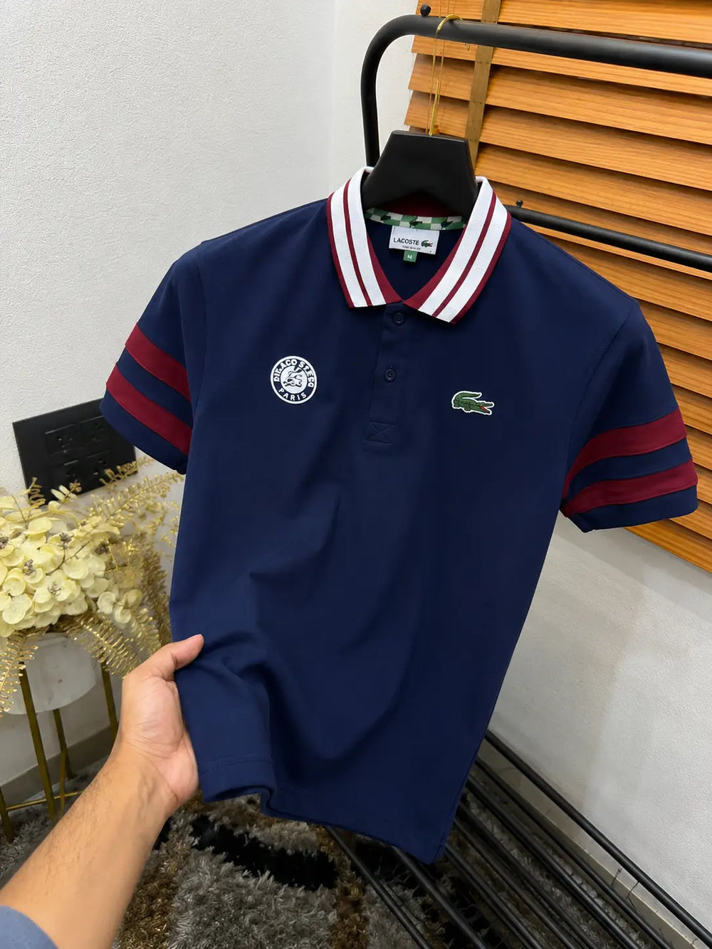Lacost_e Premium Imported Polo Neck T-shirt