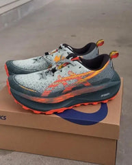 Asicss Trabuco Max 4 Trail Cold Moss Nova Orange