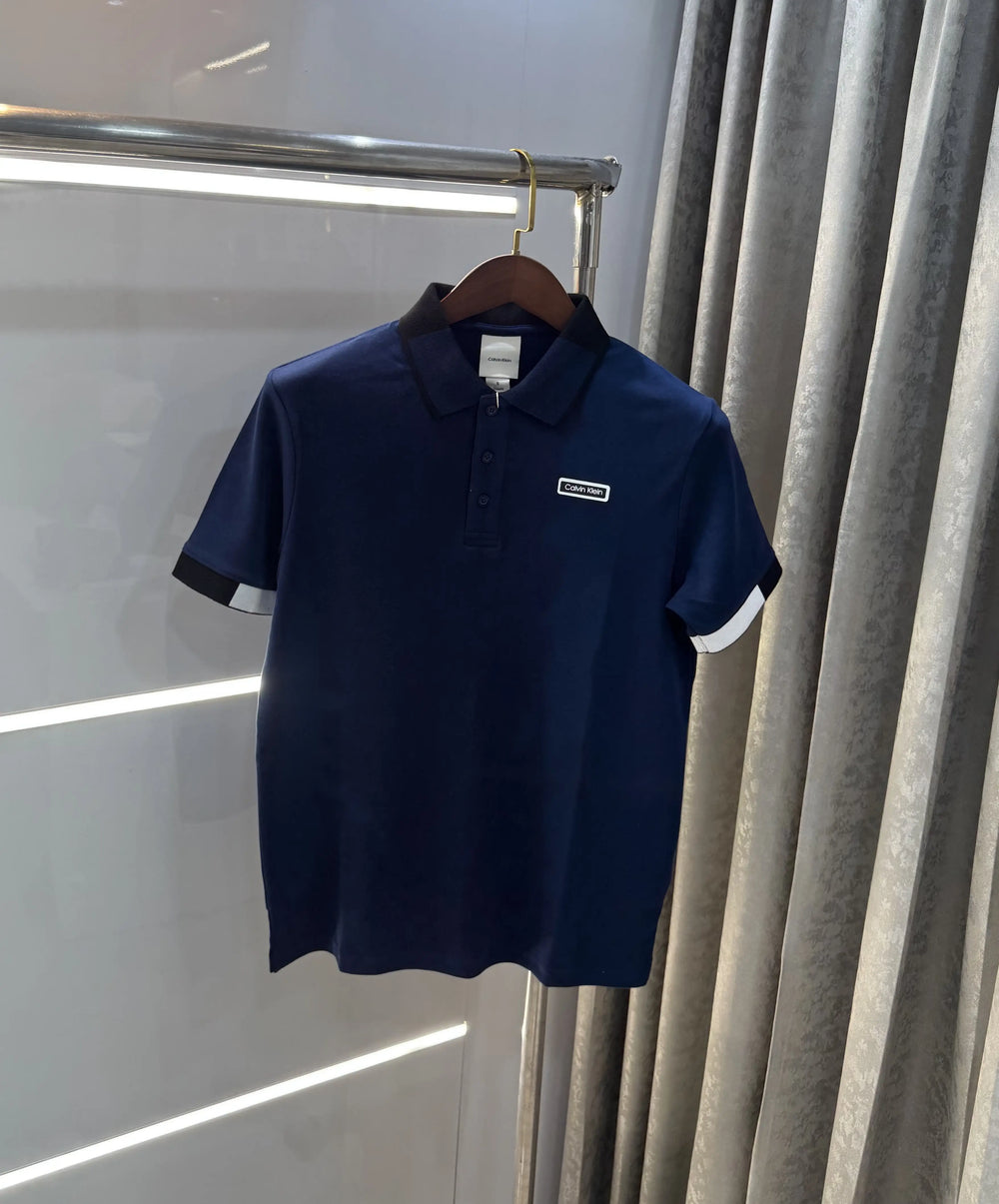 Calvin Klein Petrol Blue Premium Polo T-Shirt