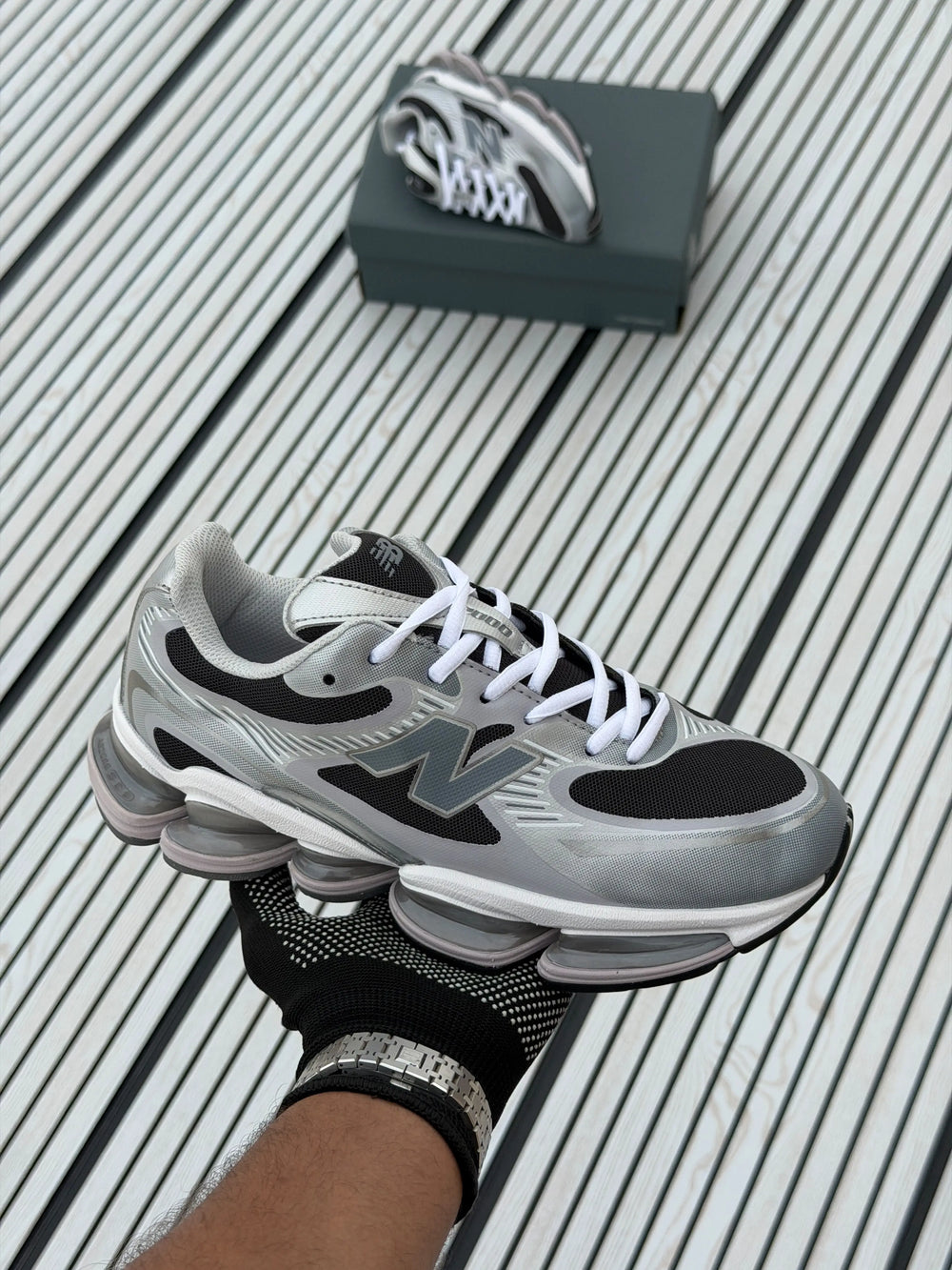 New Balance 1000 Abzorb Silver Metallic 386
