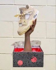 Jordan Retro 4 Off White Sail Semi Ua