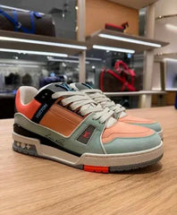 Loui s Vuitton Trainer Multi Orange With Accessories