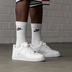 Nik e Airforce 1 Short Leather Men White Bustbag Bill CarryBag 1 Bottle lace Fixx Only