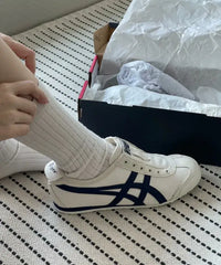 Onitsuka Tiger Mexico 66 Slip On Beige Navy Fix 179
