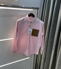 Loewe Pink Logo Patch Imported Shirt