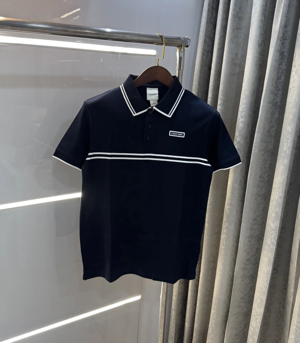 Calvin Klein Navy Blue Premium Polo T-Shirt