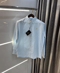 Brooks Brother aqua Blue Oxford Premium Shirt