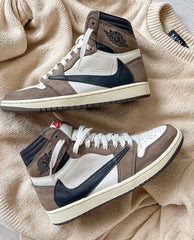 Nike Air Jordan Retro 1 High OG Travis Scott DARK MOCHA (Semi UA)