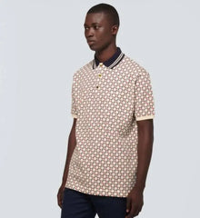 Gucc_i Italian Imported Printed Premium Classic Polo T-shirt (DN 003)