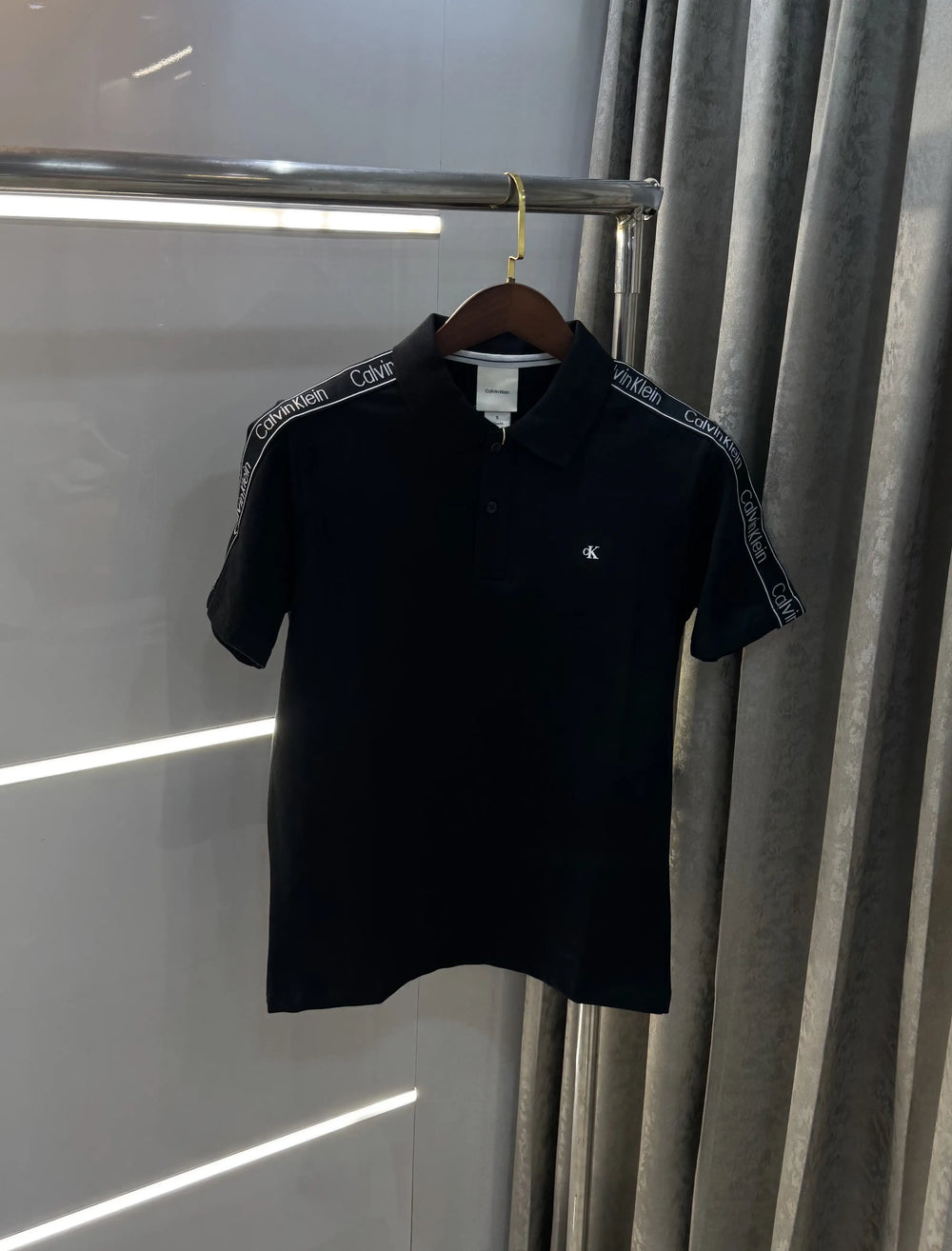 Calvin Klein Black Premium Polo T-Shirt