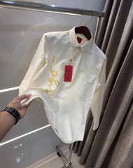 Hugo Boss Yellow Logo Work Premium Shirt