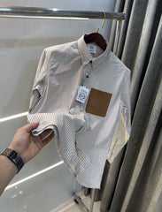 Loewe Brown Logo Patch Imported Shirt