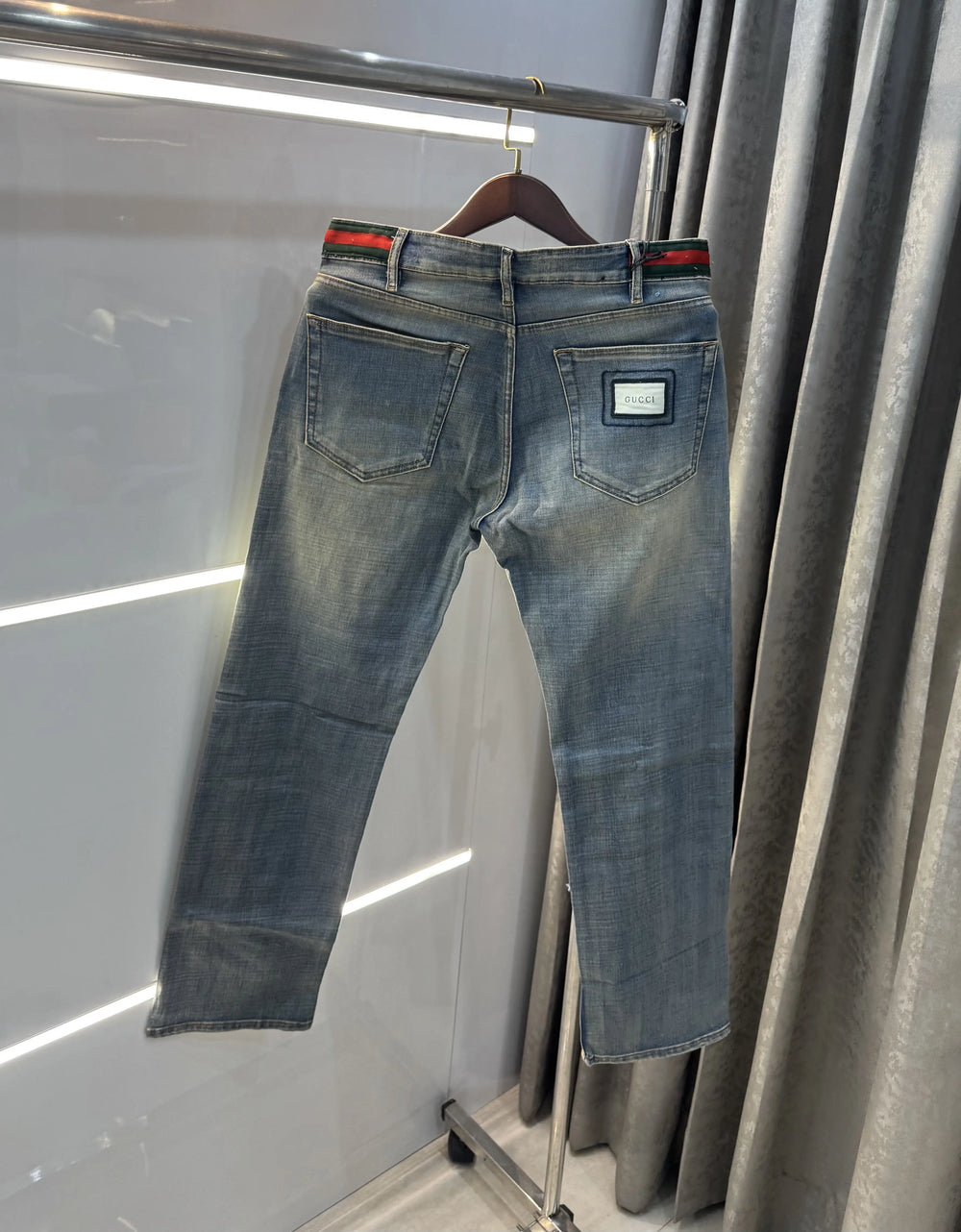 Gucc i Greenish Imported Premium Denim