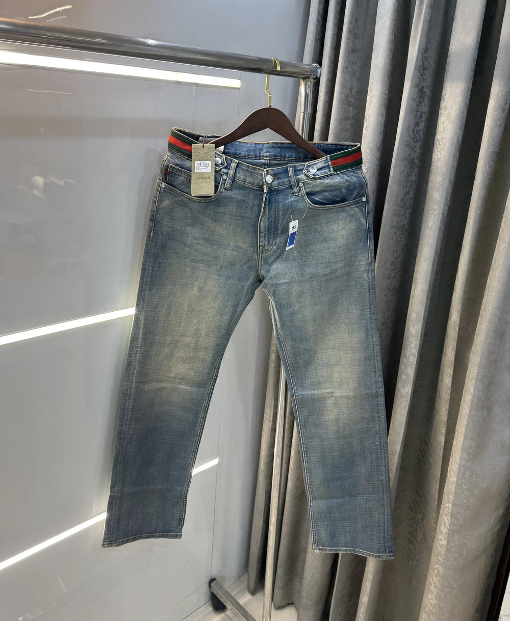 Gucc i Greenish Imported Premium Denim