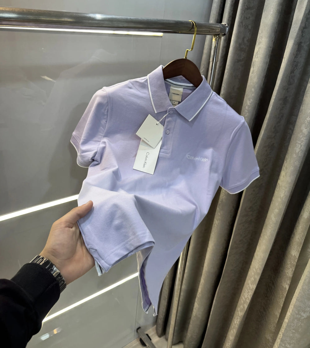 Calvin Klein Purple Premium Polo T-Shirt