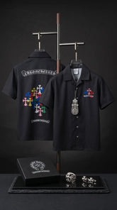 Chrome Hearts Black Designer Premium Shirt