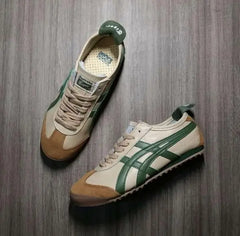Onitsuk a Tiger MEXICO 66 Beige Grass Green 1st Leather Quality Fixx