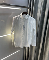 Ami Paris White Embroidry Logo Premium Shirt