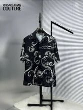 Versac_e Jeans Couture Signature Printed Imported Very Premium Half Shirt (DN 521)