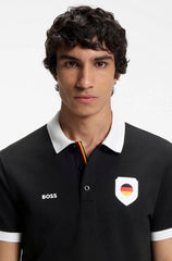 Hugo Bos s Black Logo Work Premium Polo T-shirt