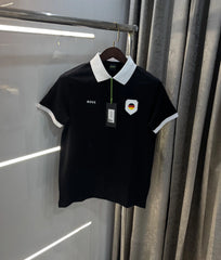 Hugo Bos s Black Logo Work Premium Polo T-shirt