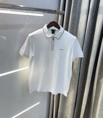 Hugo Bos s White Logo Work Premium Polo T-shirt