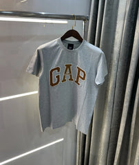 Gap Grey Embroidery Logo Premium T-Shirt