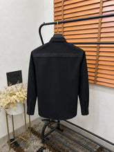 Balmai_n Paris Tira Steel Round Logo Patched Imported Premium Partywear Shirt With OG Box Black