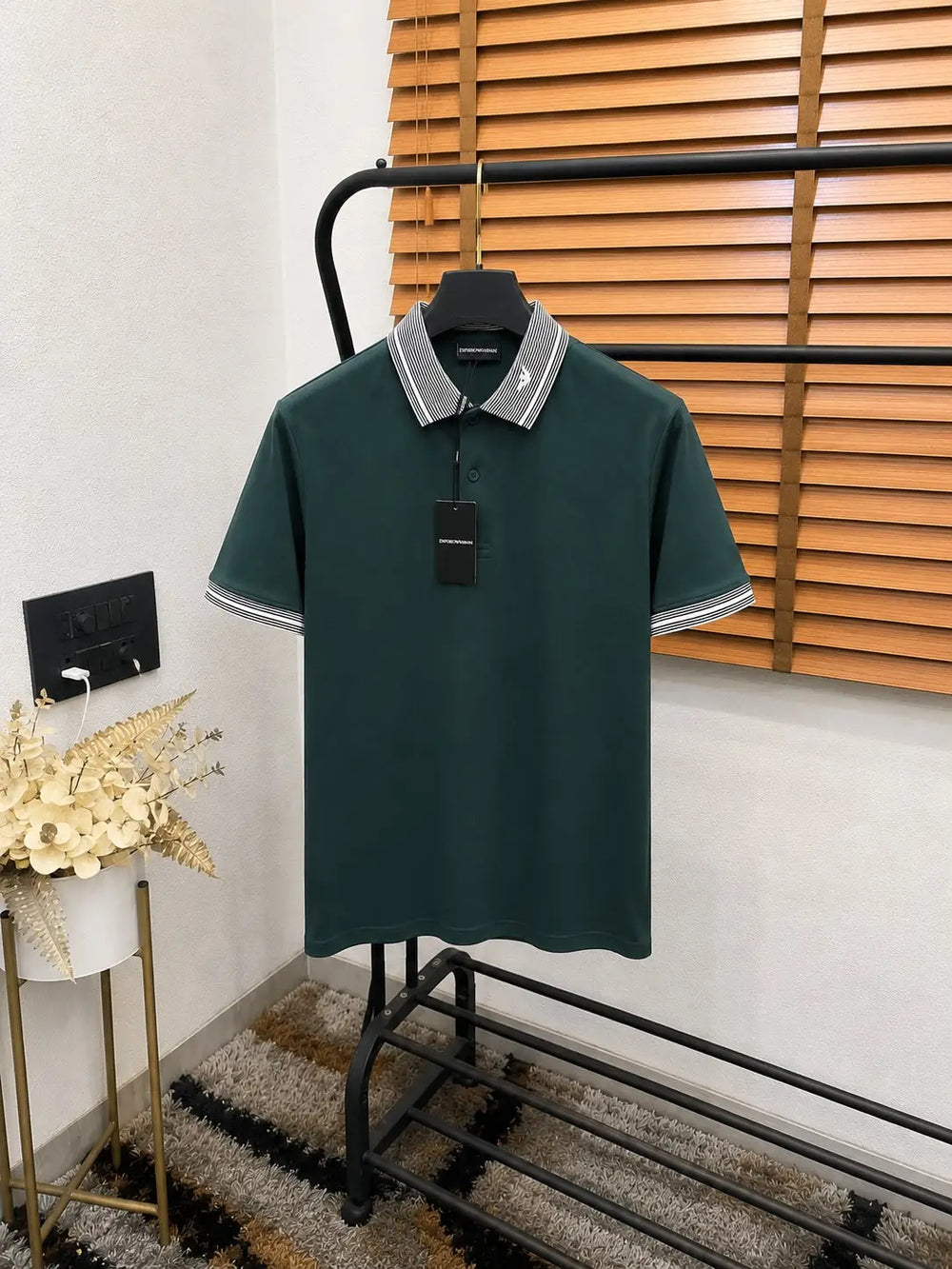 Emporio Arman_i Imported Very Premium Printed Polo T-shirt (DN 510)