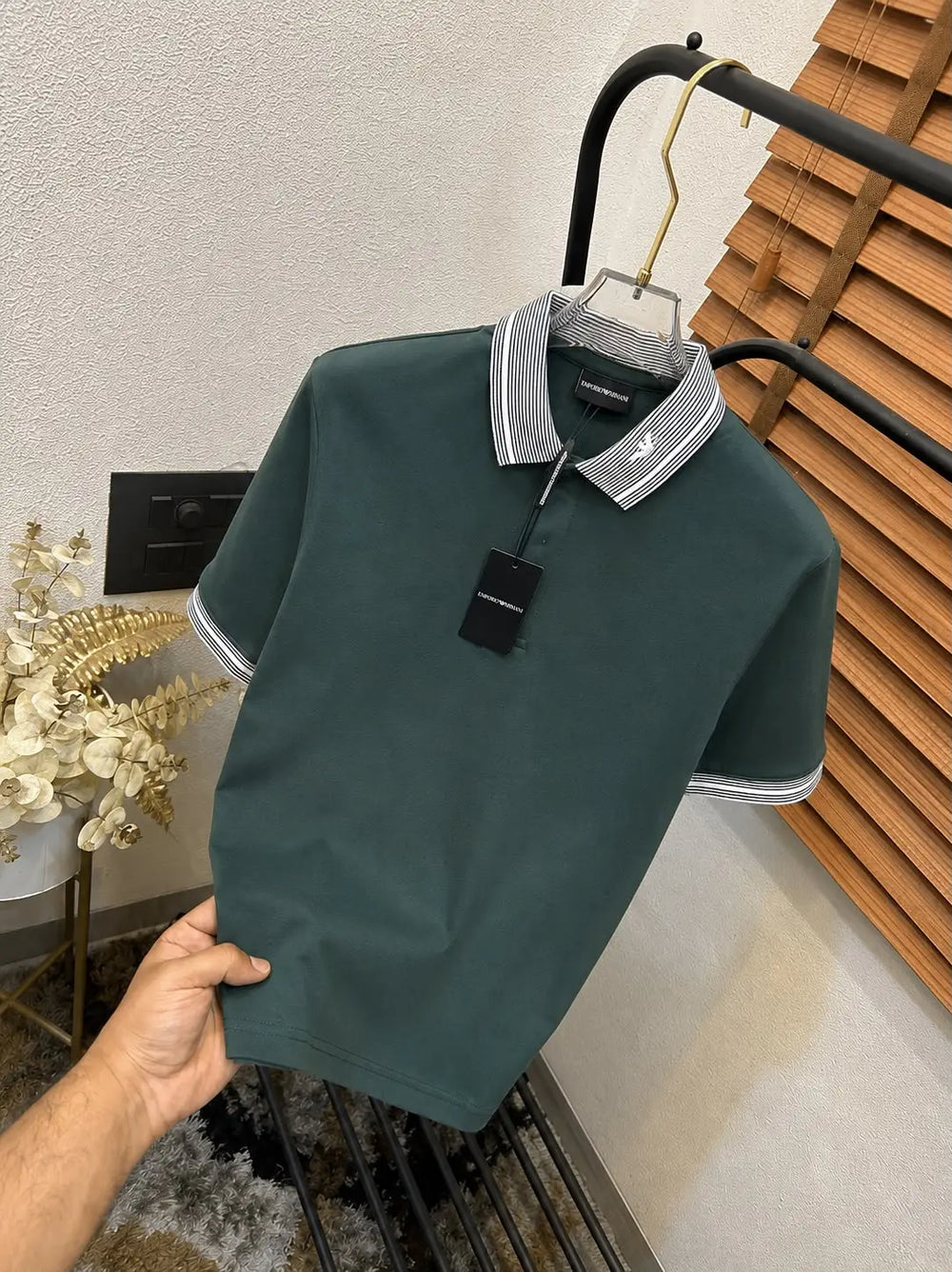 Emporio Arman_i Imported Very Premium Printed Polo T-shirt (DN 510)