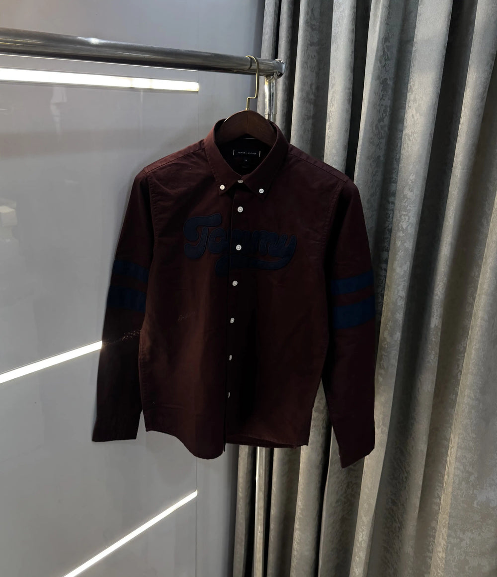 Tommy Hilfiger wine Classic Premium Shirt