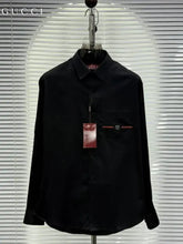 Gucc_i Pocket Signature Patched Imported Partywear Shirt With Og BoX & Bag (DN 502)